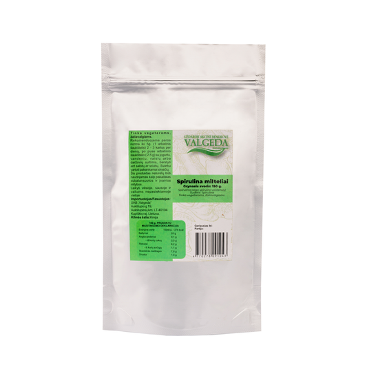 Spirulina milteliai 150 g.