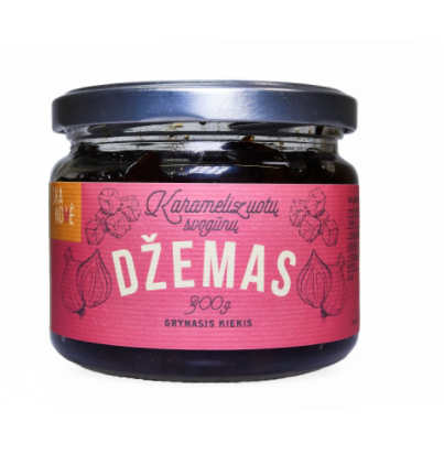 KARAMELIZUOTŲ SVOGŪNŲ DŽEMAS, 300G