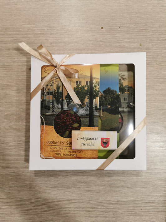 Dovana su šokoladais "Pasvalys"