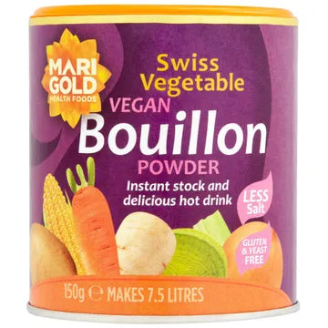 Šveicariškas daržovių sultinys veganams, silpnai sūdytas VIOLETINIS 150 g